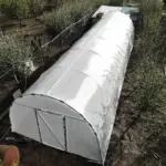 Solar de grădină 4x14m complet, cu cadru metalic zincat