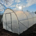 Solar de grădină 3x8m complet, cu cadru metalic zincat