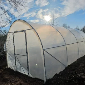 Solar de grădină 3x8m complet, cu cadru metalic zincat