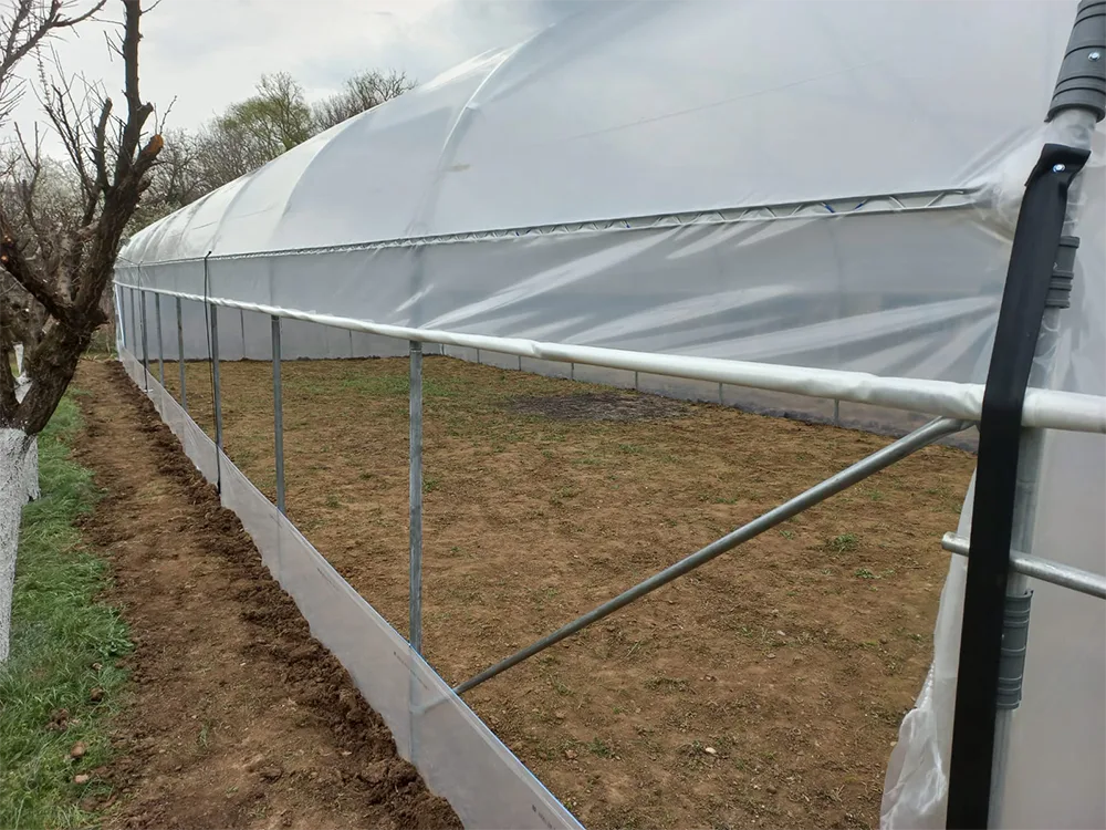 Solar de grădină 4x26m complet, cu cadru metalic zincat - imagine 4