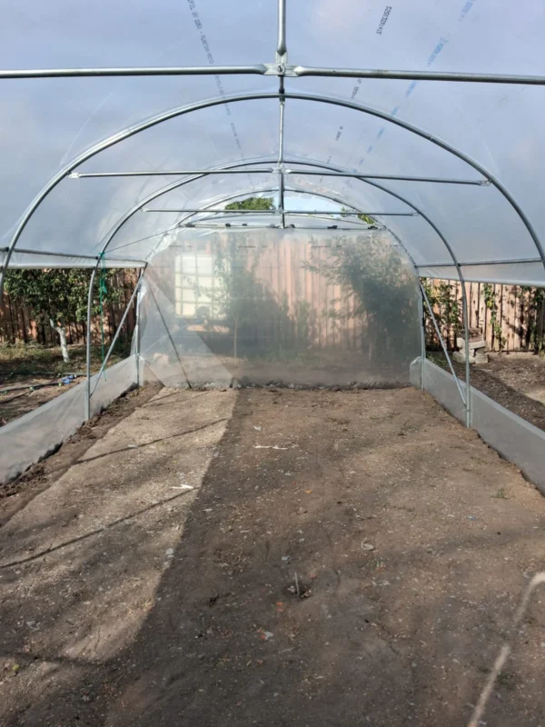 Solar de grădină 4x6m complet, cu cadru metalic zincat - imagine 6