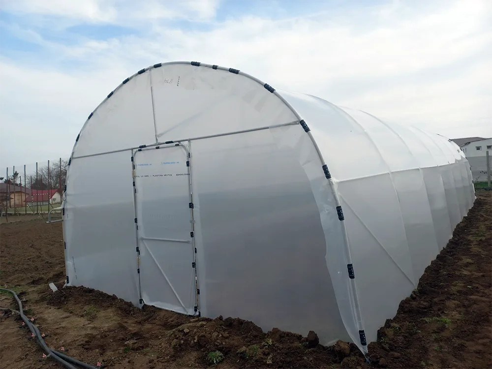 Solar de grădină 4x26m complet, cu cadru metalic zincat - imagine 2