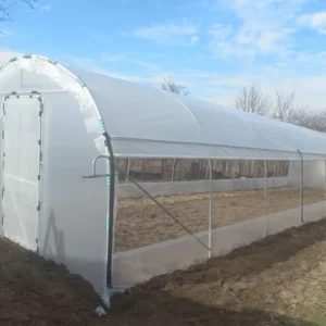Solar de grădină 4x16m complet, cu cadru metalic zincat