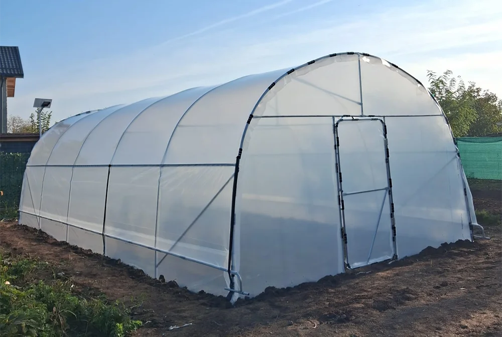 Solar de grădină 5x10m complet, cu cadru metalic zincat - imagine 6