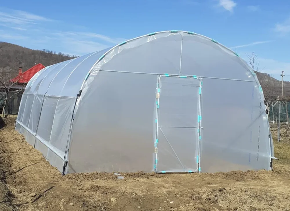 Solar de grădină 5x10m complet, cu cadru metalic zincat - imagine 2
