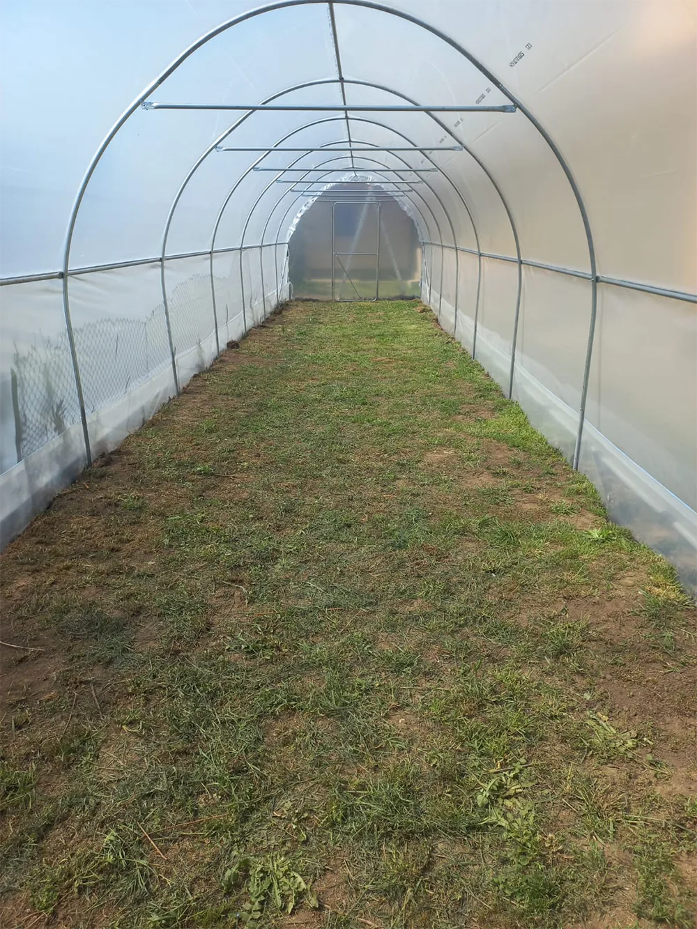 Solar de grădină 3x20m complet, cu cadru metalic zincat - imagine 2