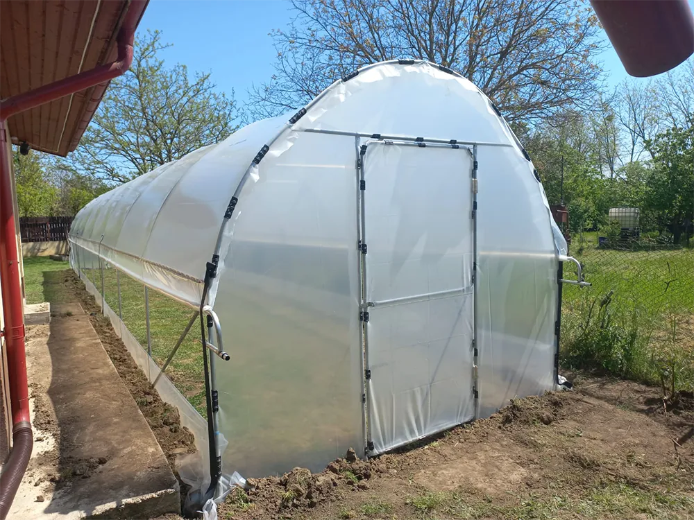 Solar de grădină 3x20m complet, cu cadru metalic zincat - imagine 3