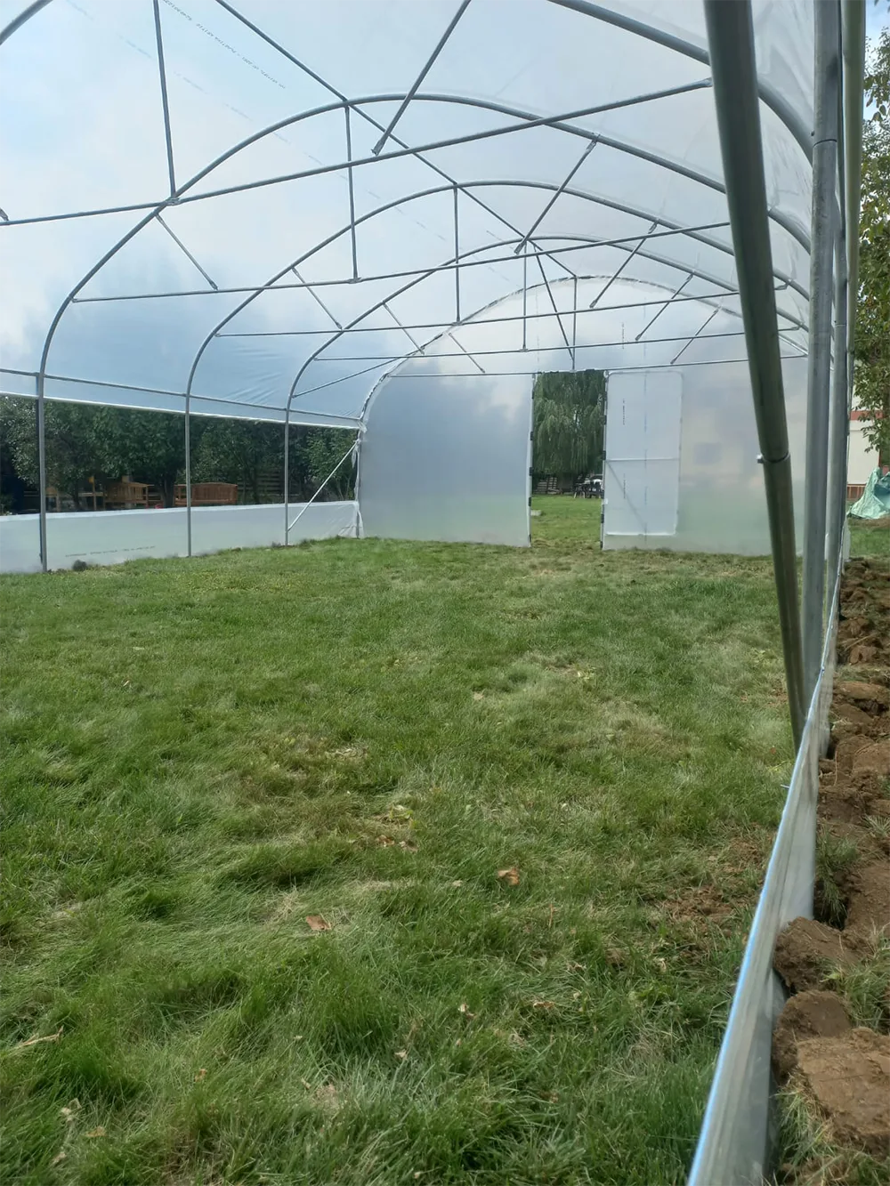 Solar profesional 6×12m cu pereți verticali, țeavă Ø40 mm - imagine 5