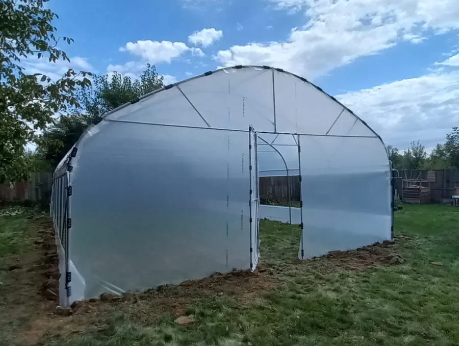 Solar profesional 6×12m cu pereți verticali, țeavă Ø40 mm - imagine 2