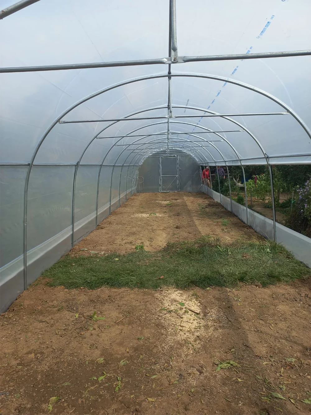 Solar de grădină 4x30m complet, cu cadru metalic zincat - imagine 5