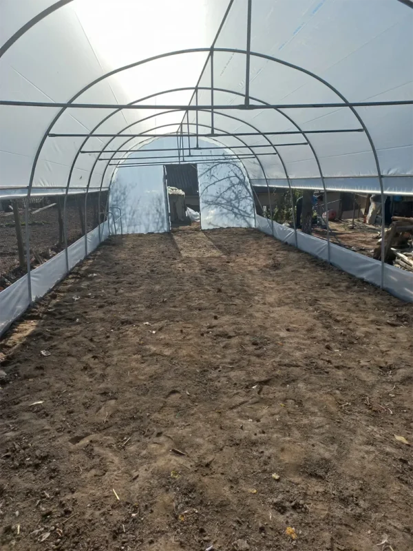 Solar de grădină 4x22m complet, cu cadru metalic zincat - imagine 9
