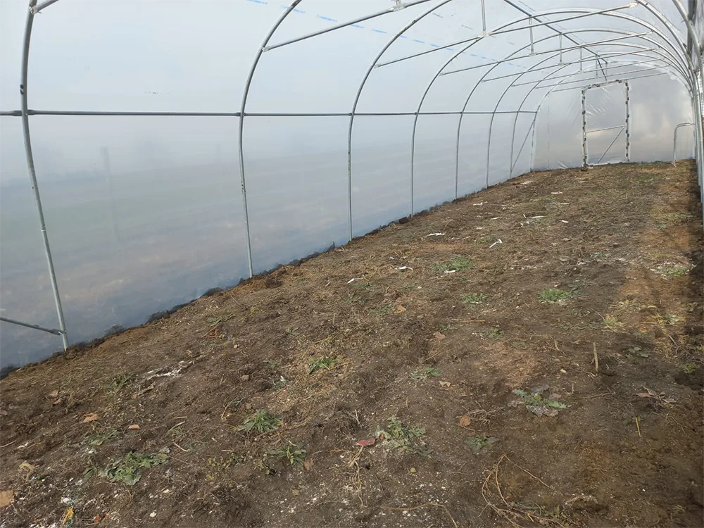 Solar de grădină 4x22m complet, cu cadru metalic zincat - imagine 6