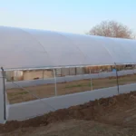 Solar de grădină 4x20m complet, cu cadru metalic zincat