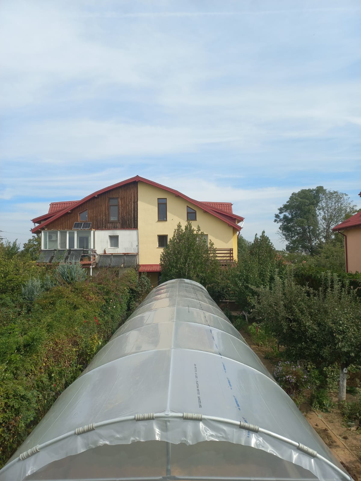 Solar de grădină 4x22m complet, cu cadru metalic zincat - imagine 10