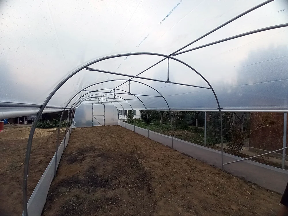 Solar de grădină 4x30m complet, cu cadru metalic zincat - imagine 2