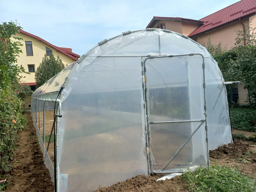 Solar de grădină 4x22m complet, cu cadru metalic zincat - imagine 5