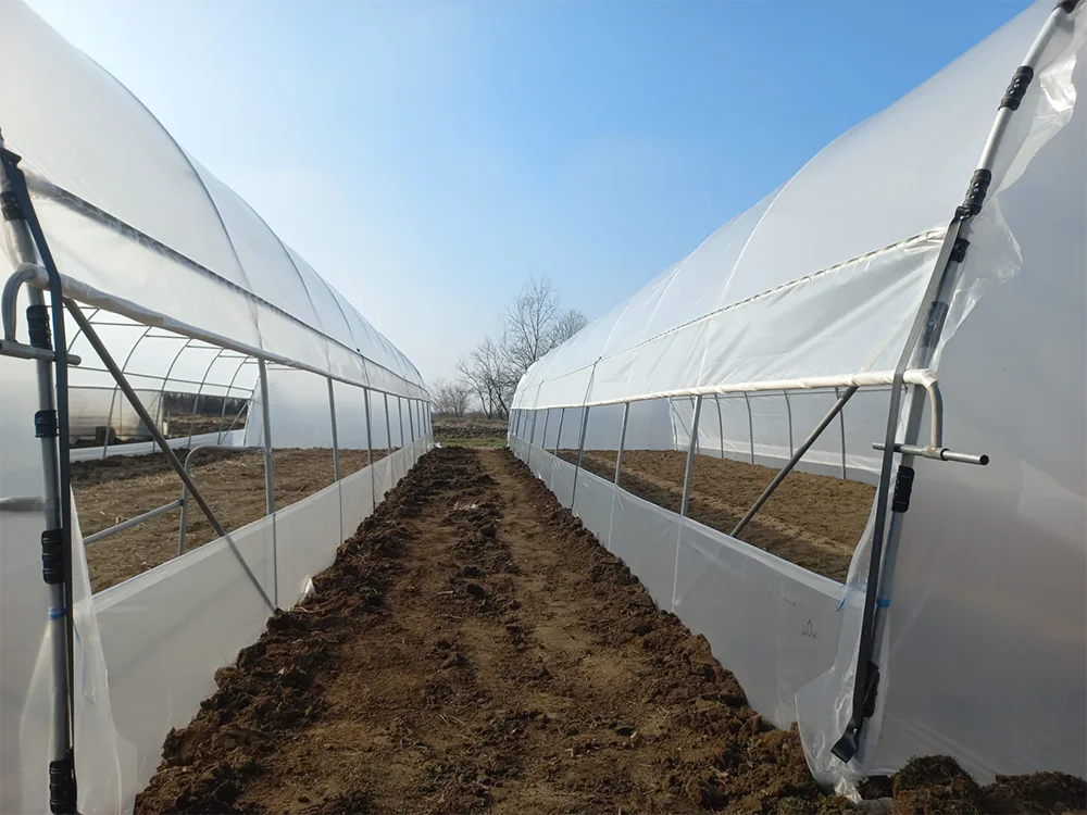 Solar de grădină 4x22m complet, cu cadru metalic zincat - imagine 4