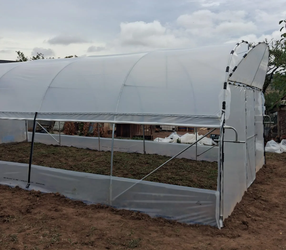 Solar de grădină 3x8m complet, cu cadru metalic zincat - imagine 28