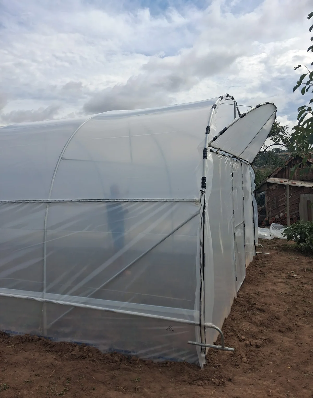 Solar de grădină 5x10m complet, cu cadru metalic zincat - imagine 19
