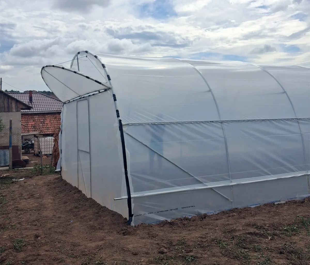 Solar de grădină 4x6m complet, cu cadru metalic zincat - imagine 20