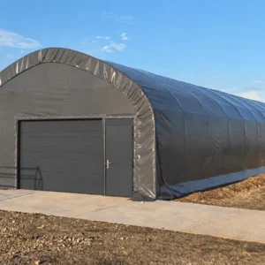 Cort de depozitare pe structură metalică, lățime 7 m